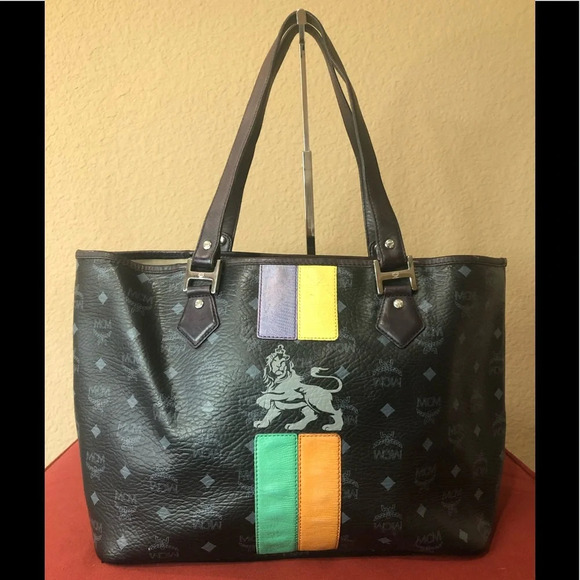 MCM Handbags - MCM Lion Princess Tote